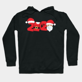 2020 Santa Mask Paper Hoodie